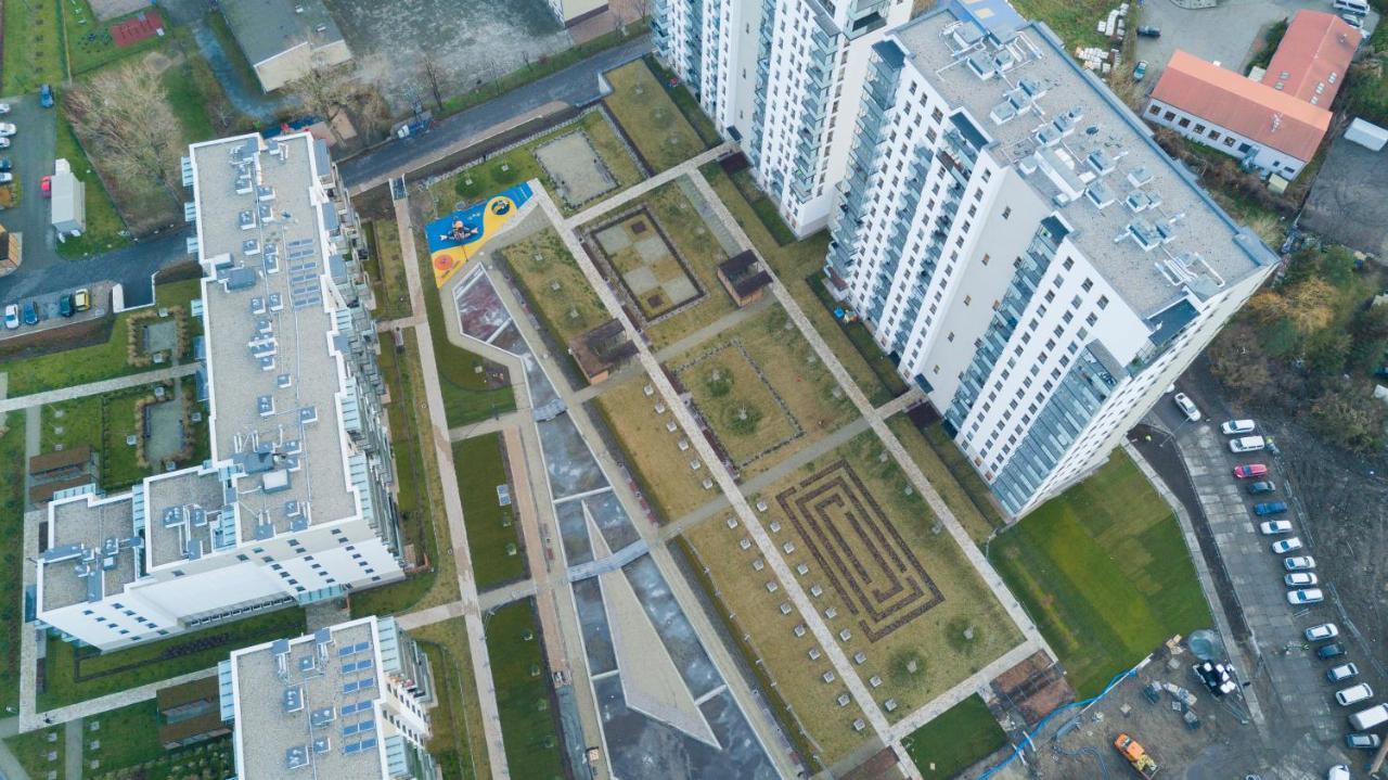 10Th Floor View Of Gdansk By The Sea Apartment Luaran gambar